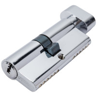 Цилиндровый механизм с вертушкой Fuaro 200 ZM 70 mm /30+10+30/ CP хром 5 кл. 40357