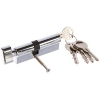 Цилиндровый механизм с вертушкой Fuaro 100 ZM 80 mm /40+10+30/ CP хром 5 кл. 37055