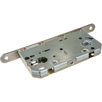 Межкомнатный замок под цилиндр Fuaro PLASTIC P85C-50 SN матовый никель 33631
