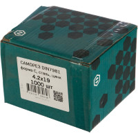 Саморез ЦКИ DIN7981 4.2х19 остроконечный Ц 1000 шт. 1678