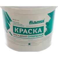 Фасадная краска Альмира супербелая люкс 7 кг 00-00000384
