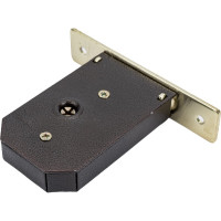 Врезной замок Аллюр без ручки 90 латунь крестовой ключ 1 238