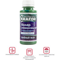 Универсальный колер Krafor №24 зеленый 0.1 л 32163