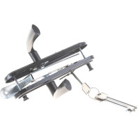 Врезной замок ЗЕНИТ ЗВ9-4-2 черный 15834