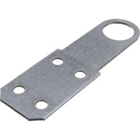 Прямая проушина для замка КРЕПКО-НАКРЕПКО 90x30x2.0 Pzp 2 шт. 48034