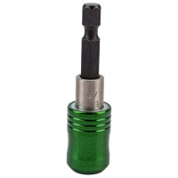 Держатель для бит магнитный QUICK LOCK (60 мм, E 6.3) D.BOR D-BH-QL-060-001
