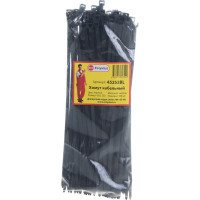 Кабельный хомуты Экопласт 4,8 х 250 мм, цвет черный, 100 шт 45252BL