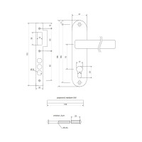 Врезной замок APECS 1527/60-NI/S 17400