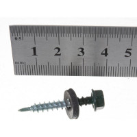 Кровельный саморез Стройметиз 4,8х35 зеленый мох RAL 6005 уп. 250 шт. 2130036