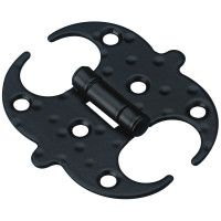 Накладная петля Amig черная 553-60х60х1,5
