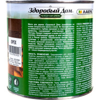 Масло для террас и деревянных полов Здоровый Дом орех 0,75 л Лк-00009553
