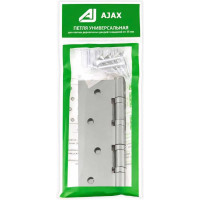 Универсальная петля AJAX 4B/P 100x70x2 SN матовый никель, пакет 38121