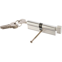 Цилиндровый механизм с вертушкой AJAX AX202/100 mm 45+10+45 CP хром 5 кл. 40219