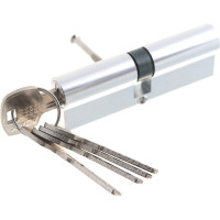 Цилиндровый механизм AJAX AX200/90 mm 40+10+40 CP хром 5 кл. 40215