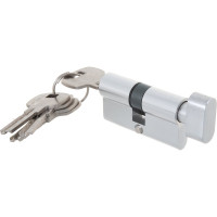 Цилиндровый механизм с вертушкой AJAX AX202/60 mm 25+10+25 CP хром 5 кл. 39867