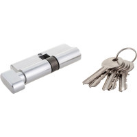 Цилиндровый механизм с вертушкой AJAX AX102/70 mm 30+10+30 CP хром 5 кл. 39843