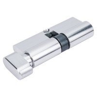 Цилиндровый механизм с вертушкой AJAX AX202/70 mm 30+10+30 CP хром 5 кл. 39871