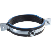 Хомут с гайкой Невский Крепеж оцинк. с резин. уплотн. 3" 87-94 мм 818795