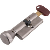 Цилиндровый механизм с вертушкой MOTTURA DPC1F3636 S3 72мм/31+10+31 сатин.никель 5+1 кл. 39497