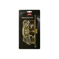 Замок AGB межк. под цилиндр MEDIANA EVOLUTION B01103.50.03.567 с отв. планкой B01000.13 латунь 25799