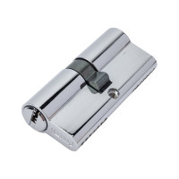 Цилиндровый механизм PUNTO Z400/70 mm 30+10+30 CP хром 5 кл. 35245