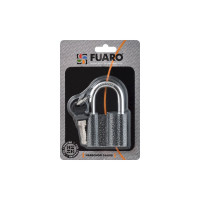 Навесной замок Fuaro PL-4080 80 мм 3 англ. кл. БЛИСТЕР 26355