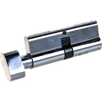 Цилиндровый механизм с вертушкой Fuaro 200 ZM 80 mm /35+10+35/ CP хром 5 кл. 40361