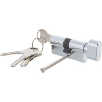 Цилиндровый механизм с вертушкой Fuaro R302/60 mm /25+10+25/ CP хром 5 кл. 26027