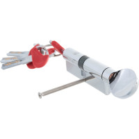 Цилиндровый механизм Fuaro D-PRO502/80 mm /35+10+35/ CP хром 5 кл. 37761