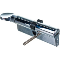 Цилиндровый механизм Fuaro D-PRO502/90 mm /40+10+40/ CP хром 5 кл. 37751