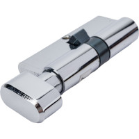 Цилиндровый механизм с вертушкой Fuaro 200 ZM 70 mm /30+10+30/ CP хром 5 кл. 40357
