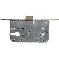 Межкомнатный замок под цилиндр Fuaro PLASTIC P85C-50 SN матовый никель 33631