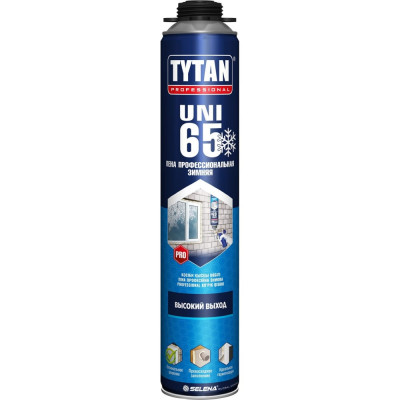 Tytan PROFESSIONAL 65 UNI пена профессиональная зимняя 750мл 10933 54228