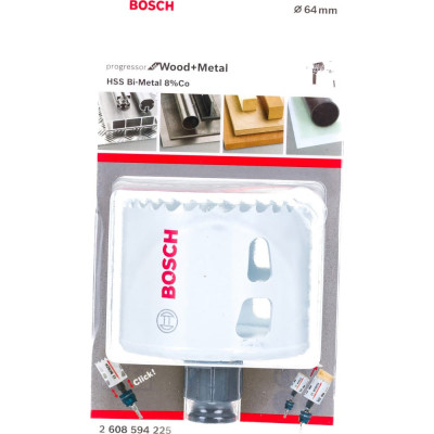 Биметаллическая коронка Bosch PROGRESSOR 2608594225