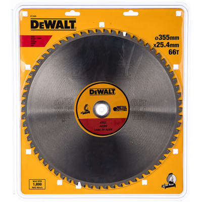 Dewalt пильн.диск п/стали 355/25.4 tcg +1.5град dt1926