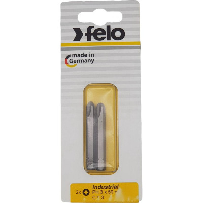 Felo Бита крестовая PH 3X50, 2 шт в блистере 02203536