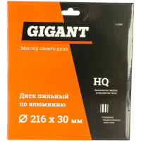 Gigant Диск пильный по алюминию 216x30 мм; Z100 G-11093