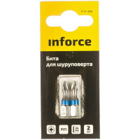 Inforce бита длЯ шуруповерта PZ1 L=25мм 2шт в упаковке 11-01-388