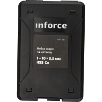 Inforce набор сверл по металлу 1-10*0,5мм HSS-Co 11-01-326