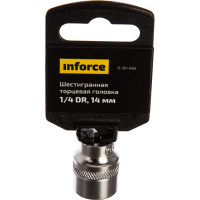 Inforce шестигранная торцевая головка 1/4 DR 14мм 11-01-464