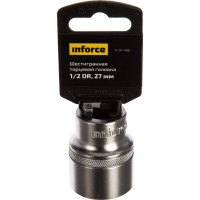 Inforce шестигранная торцевая головка 1/2 DR 27мм 11-01-486