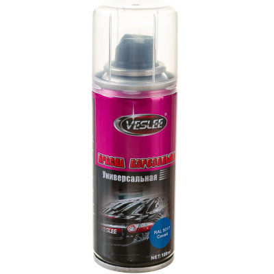 Veslee Краска аэрозольная 100ml цвет синий VL-P2E 5017