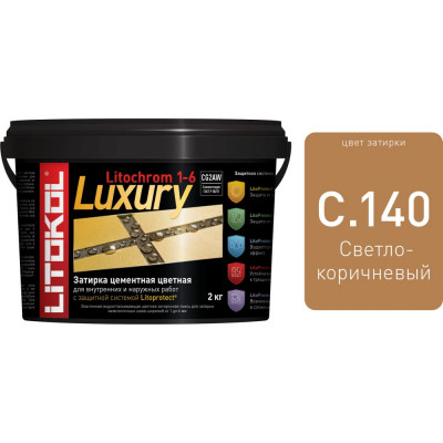 Затирочная смесь LITOKOL LITOCHROM 1-6 LUXURY C.140 354160003