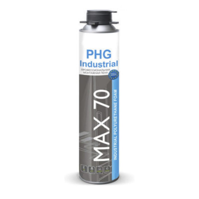 PHG Industrial MAX 70 профессиональная монтажная пена под пистолет 970 ml 612284