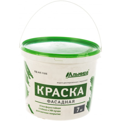 Альмира краска фасадная 7 кг 00-00000374