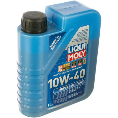 Синтетическое моторное масло LIQUI MOLY Super Leichtlauf 10W-40 SL/CF/EC;A3/B3 1928