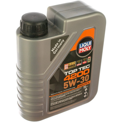 Синтетическое моторное масло LIQUI MOLY Top Tec 4200 5W-30 A3/B4/C3 7660