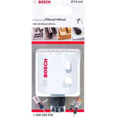 Биметаллическая коронка Bosch PROGRESSOR 2608594218