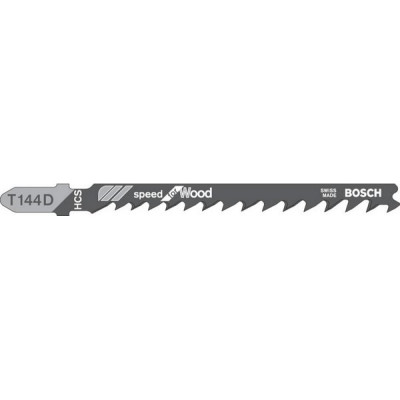 Пилки для лобзика по дереву Bosch T144D 2608637880