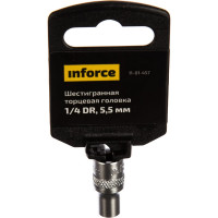 Inforce шестигранная торцева головка 1/4 DR 5,5мм 11-01-457